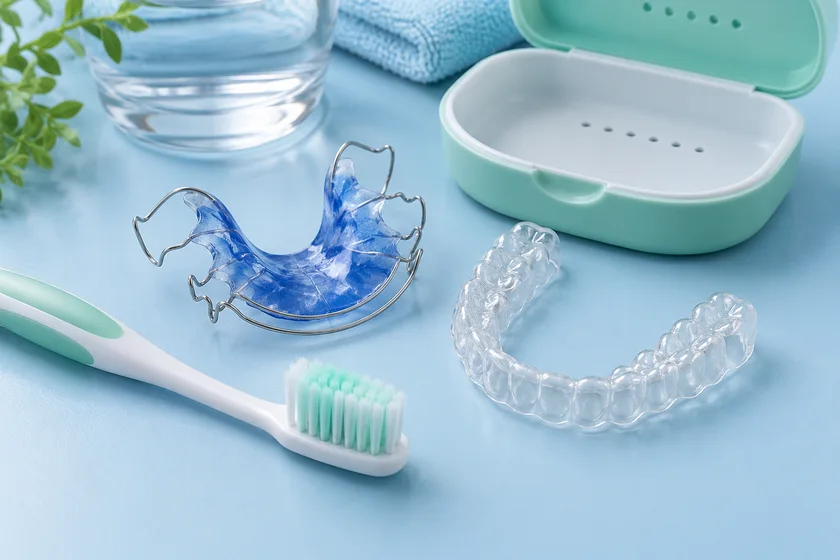 Pekiştirme Apareyi (Retainer) Bakımı Nasıl Yapılır? konusuna ait temsili görsel